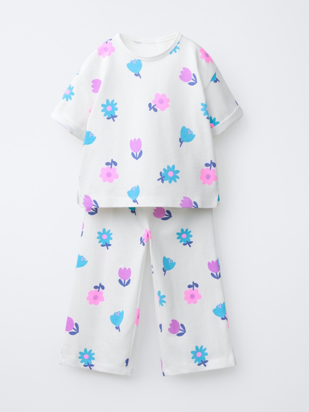 ZARA PRINTED T-SHIRT AND JOGGING TROUSERS SET